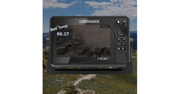 UTV Infrared Belt Temp Sensor for Lowrance GPS - Improve CVT