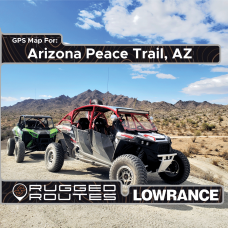 Arizona Peace Trail GPS Map for Lowrance Off Road GPS