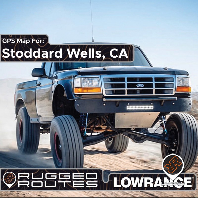 Stoddard Wells, CA - Lowrance Off Road GPS Map