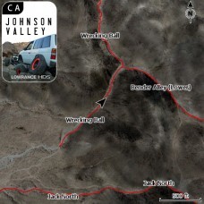 Johnson Valley, CA Off Road Lowrance GPS Map