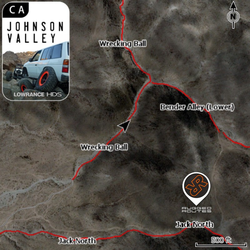 Johnson Valley - Lowrance Off Road GPS Map