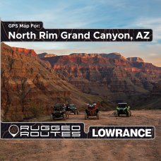North Rim Grand Canyon, AZ - Lowrance Off Road GPS Map