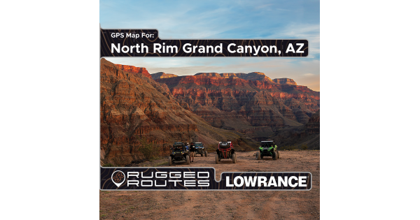 North Rim Grand Canyon Gps Map For Lowrance Off Road Gps