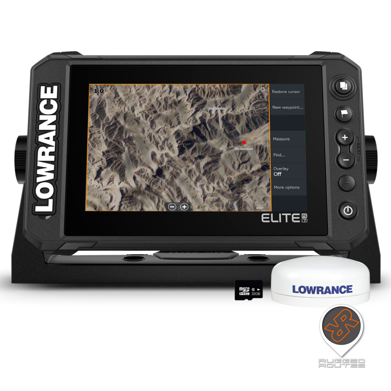 Lowrance Elite FS-7 Baja Bundle, Multifunction Off Road GPS