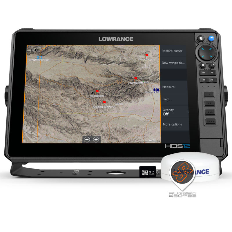 Lowrance HDS-9 Pro Baja Bundle, Multifunction Off Road GPS