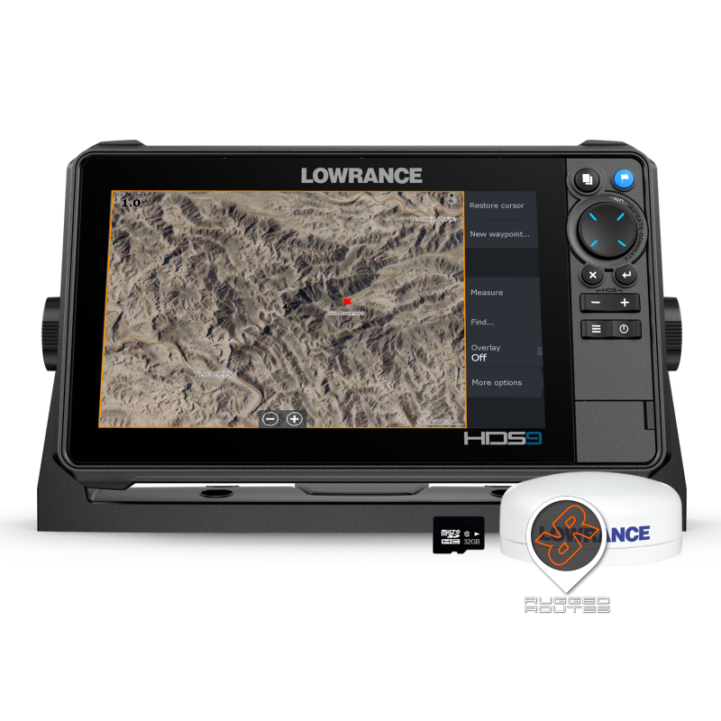 Lowrance HDS-9 Pro Baja Bundle, Multifunction Off Road GPS