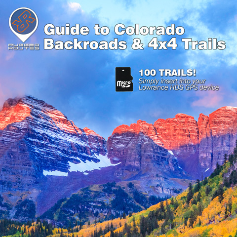 Funtreks Guide to Colorado Lowrance Map by Rugged Routes - RR-LOWFTCO