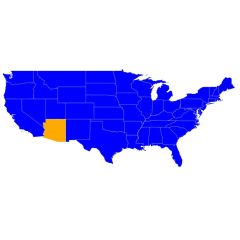 Arizona  Ham Radio Repeater Directory GPS Map