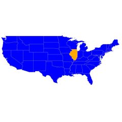 Illinois Ham Radio Repeater Directory GPS Map