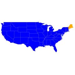 Maine Ham Radio Repeater Directory GPS Map