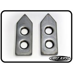 Nissan Titan Shock Mount Gussets by Dirt King, Rear, 2004-2015 (A60)