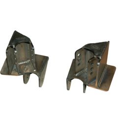 Nissan Pathfinder Long Arm 4-Link Frame Brackets by Rugged Rocks, Rear, 1985-1995 (WD21)
