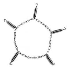 Chain and Spring Snow Chain Tighteners by SCC, Pair