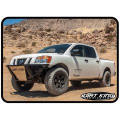 Nissan Titan Prerunner Bumper by Dirt King, Front, 2004-2015 (A60)