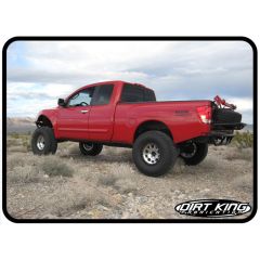 Nissan Titan Prerunner Bumper by Dirt King, Rear, 2004-2015 (A60)