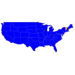 Vermont  Ham Radio Repeater Directory GPS Map