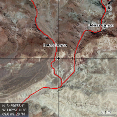 Calico Ghost Town GPS Map for Lowrance Off Road GPS