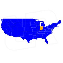 Indiana  Ham Radio Repeater Directory GPS Map