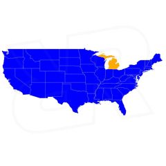 Michigan  Ham Radio Repeater Directory GPS Map